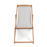 Habitat Wooden Deck Chair - Stripe