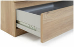Home Jenson 2 Door 2 Drawer Wardrobe - New Oak | Warm Natural Aesthetic