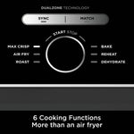 Ninja Foodi MAX Dual Zone AF400UK 9.5L Air Fryer - Black ( B Grade 43368 )