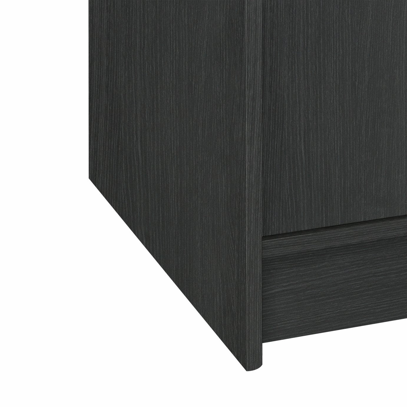 Home Malibu 4 Door 3 Drawer Wardrobe - Black Oak Effect (B Grade)