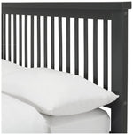 Aubrey Double Wooden Bed Frame - Charcoal | Simple style of shaker furniture