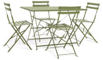 Habitat Eve 4 Seater Folding Metal Patio Set - Light Green (B Grade 16025-16022)