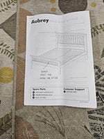 Home Aubrey Double Wooden Bed Frame - Two Tone (B Grade)