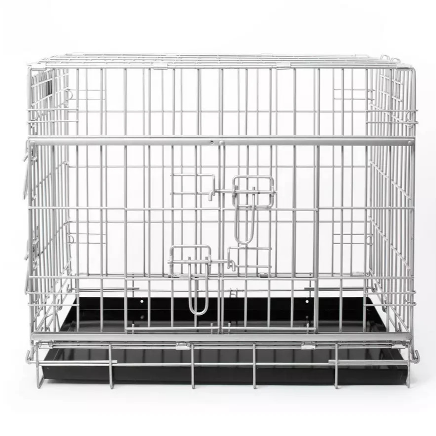 Lords & Labradors Heavy Duty Sliding Door Crate Extra Large | Pet Cage Kennel
