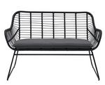 Habitat Ross Rattan Effect Garden Bench