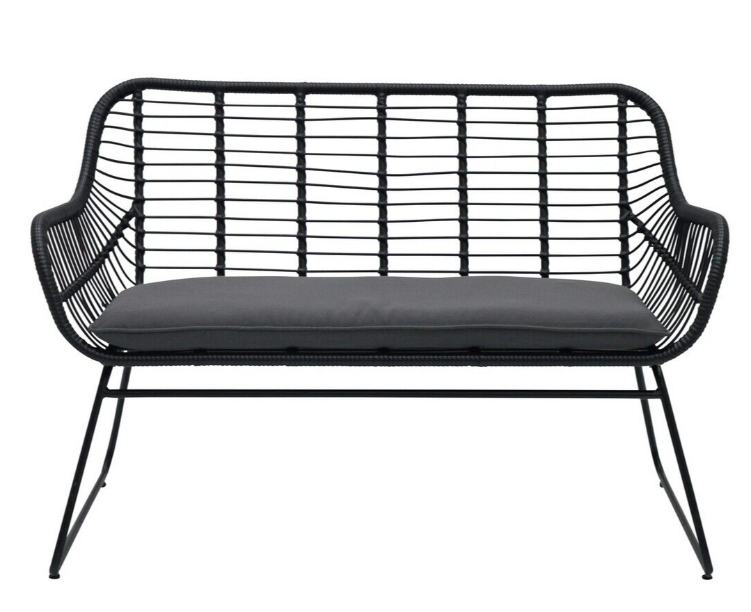 Habitat Ross Rattan Effect Garden Bench