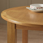 Home Ashwell 4 Seater Oak Dining Table - Natural (B GRADE)