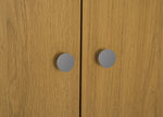 Home Seville 2 Door Open Shelf Wardrobe - Oak Effect | Wardrobe with shelving