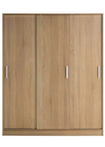 Nova 3 Door Sliding Wardrobe - Oak (B GRADE 1115.)