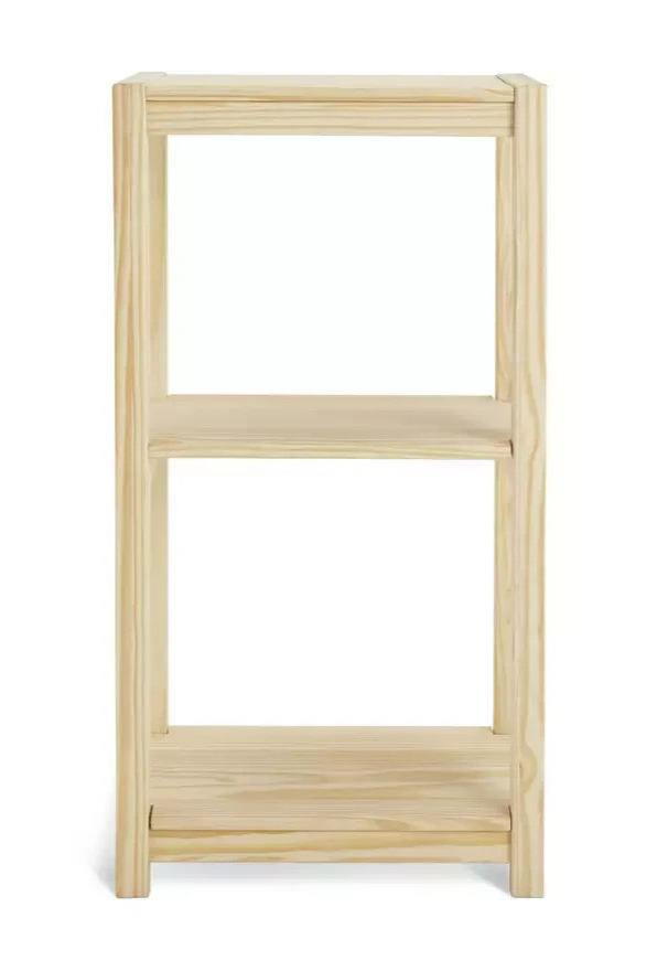 Karee 3 Shelf Shelving Unit Pine | Freestanding Storage Shelving Furniture