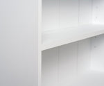 Maine Deep 6 Shelf Bookcase - Shelving Storage Unit Display Cabinet - White