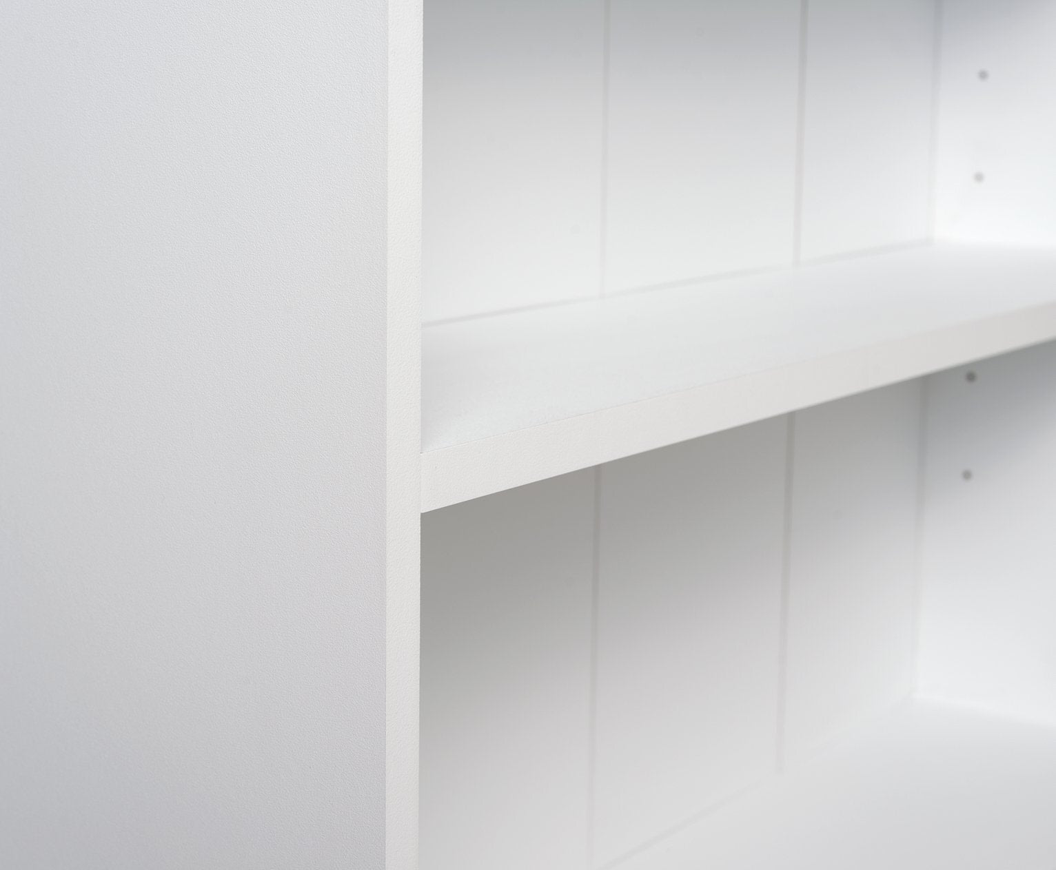 Maine Deep 6 Shelf Bookcase - Shelving Storage Unit Display Cabinet - White