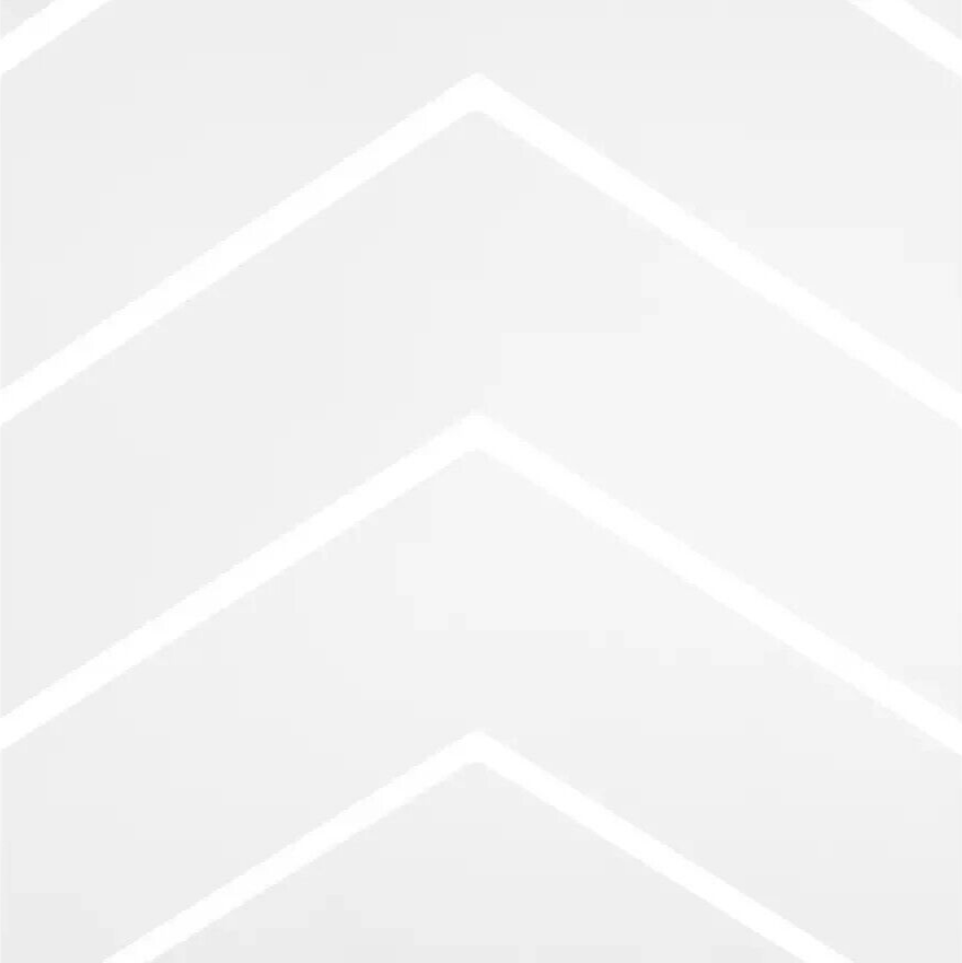 Habitat Chevron Mini Radiator Cover - White ( B Grade 42449 )