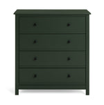 Brooklyn 4 Drawer Chest of Drawers - Green | Organized Clothing Space