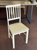 Pair of Kendal Oak Dining Chairs - White Ash