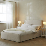 Ruxley Small Double End Drawer Storage Bed - Natural | Warm Interior Atmosphere