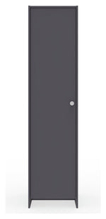 Seville 2 Piece 1 Door Wardrobe Set - Anthracite ( B Grade 40117 - 40120 )