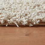 Habitat Recycled Cosy Plain Shaggy Rug - 160x230cm - Ivory ( B Grade 30630 )