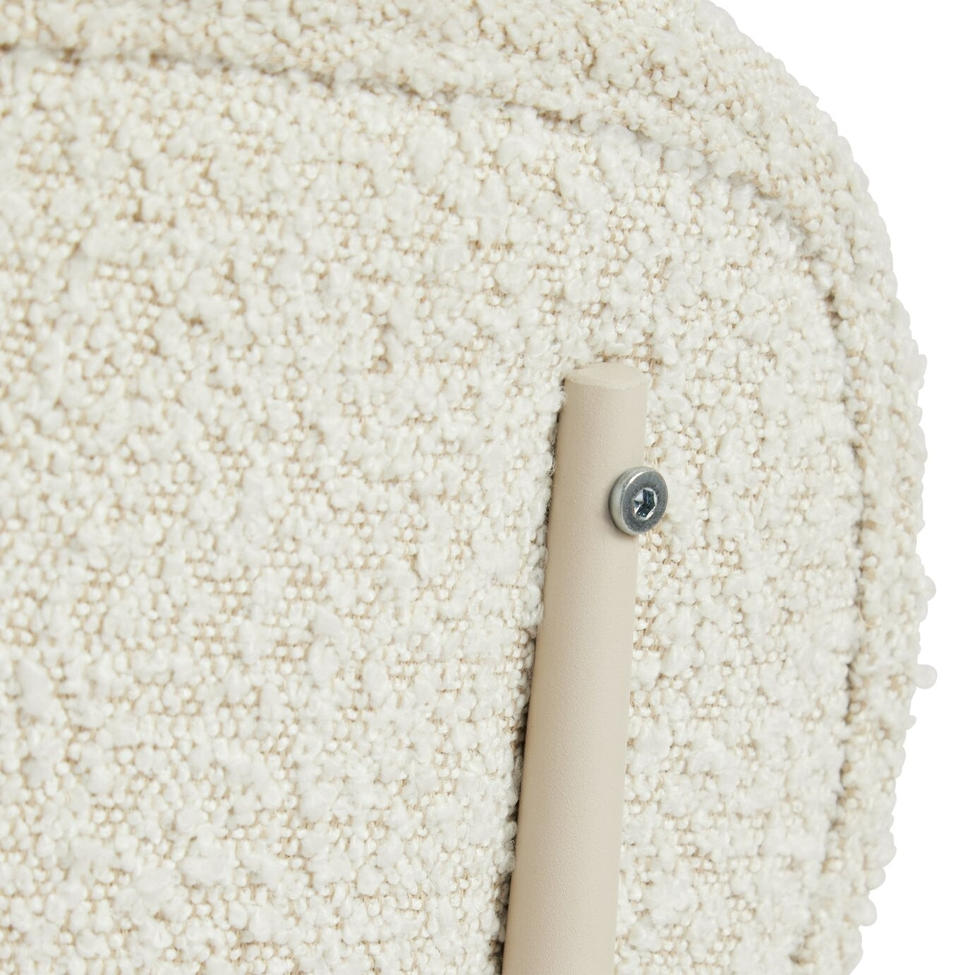 Habitat Orson Boucle Counter Bar Stool - White