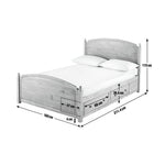 Home Emberton Kingsize Wooden Bed Frame - Pine | Warm Country Style Bad