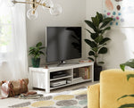 Habitat Charlie TV Unit - White | Modern Storage Cabinet Living Entertainment