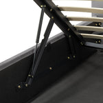 Pandora Kingsize End Lift Ottoman Bed - Grey