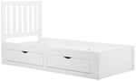 Birlea Appleby Single Wood Effect Bed Frame - White