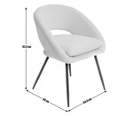 Habitat Hermione Boucle Chair - Cream