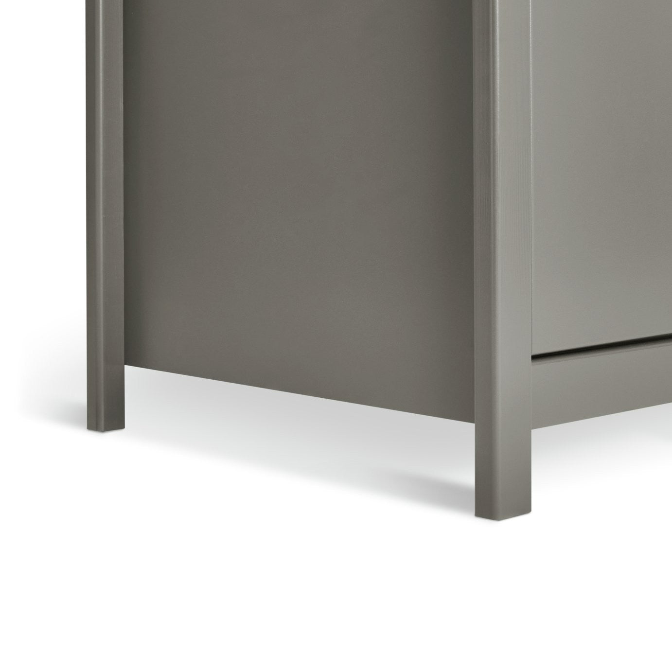 Brooklyn 1 Door 5 Drawer Short Wardrobe - Grey | Short Home Storage