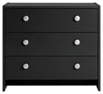Home Seville 3 Drawer Chest Anthracite | Bedroom Furniture Storage Modern Design