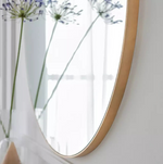 Habitat Patsy Large Round Metal Mirror - Gold