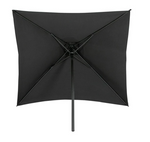 Hereford Folding 6 Seater Metal Patio Set - Black