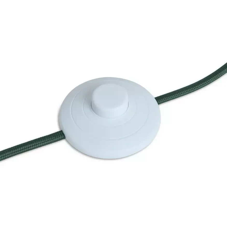 Tapered Wood Floor Lamp Walnut & Green | Modern Standing Floor Light Lighting