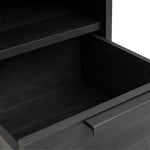 Nomad 1 Drawer Bedside Table - Black