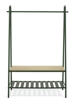 Turner Clothes Rail with Shoe Rack - Green