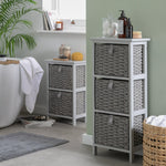 Tongue And Groove 2 and 3 Drawer Unit - Grey