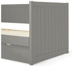 Axel Trundle Day Bed with 1 Drawer - Grey | Space Saving Sleep Solution
