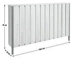 Habitat Loft Living Large Radiator Cover - Oak
