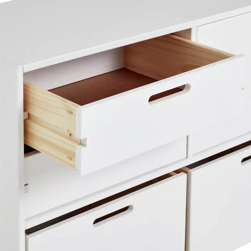Kids Rico Double Storage Unit - White ( B Grade )