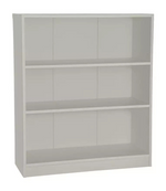 Malibu Short Wood Effect Bookcase - Grey