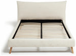 Marshmallow Boucle Kingsize Bed Frame - White ( B Grade )