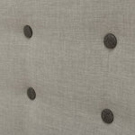 Aspen Kingsize Fabric Bed Frame - Grey | Comfortable Soft Night Rest