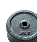 20kg Weight Plates Set For Dumbbells & Barbell 1 Inch (4 x 5kg) Cast Iron Discs