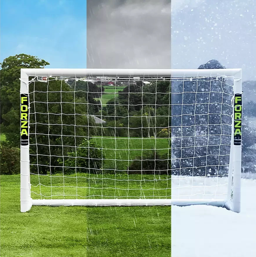 FORZA 6ft x 4ft Football Goal | Garden Football Goal Post Net Soccer Training