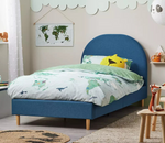 Habitat Olivia Single Bed Frame - Blue | Sturdy Modern Bed Kids Teens Bedroom