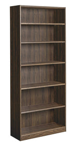 Maine Deep Bookcase - Walnut | Modern Durable Interior Tall Books Organizer
