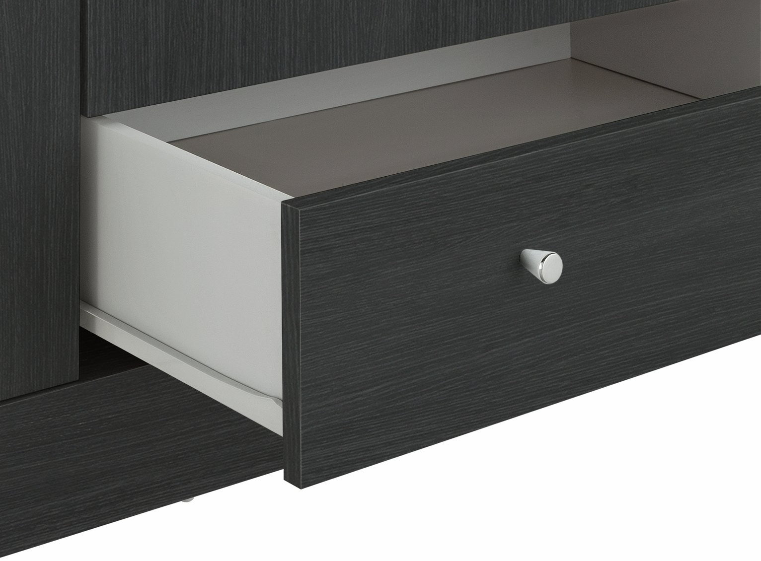 Home Malibu 4 Door 3 Drawer Wardrobe - Black Oak Effect (B Grade)