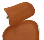 Oxley Mesh Plastic Chair Orange | Modern Dining Kitchen Garden Chair Furniture