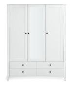 Habitat Minato 3 Door 4 Drawer Wardrobe - White