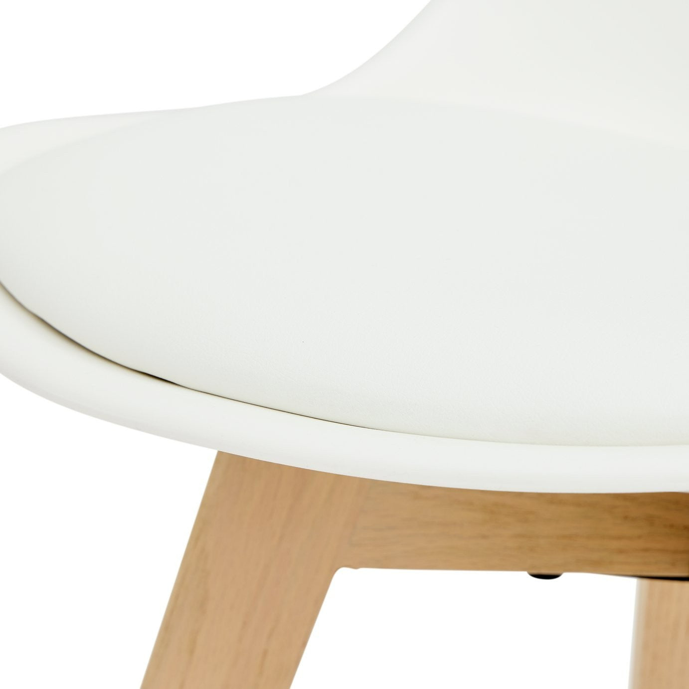 Jerry Pair of Dining Chair - White | Modern Mealtime Seating
